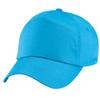 Beechfield Unisex Plain Original 5 Panel Baseball Cap (One Size) (Surf Blue) view 1