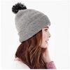 Beechfield Big Girls Snowstar Duo Extreme Winter Hat (One Size) (Surf Blue/Off White) view 4