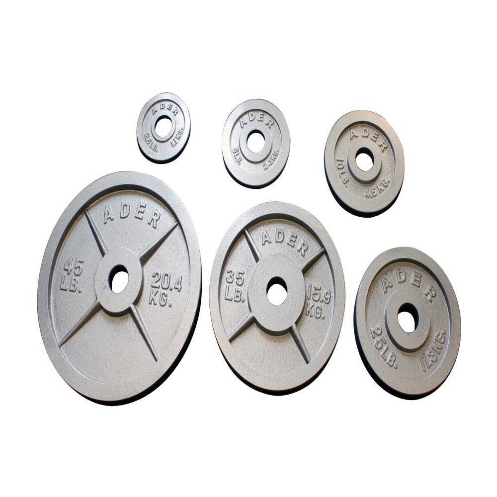 Ader Olympic Plates w/Bar
