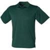 Henbury Mens Coolplus Pique Polo Shirt (L (Chest 42in)) (Light Blue) view 3