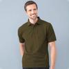 Henbury Mens Short Sleeved 65/35 Pique Polo Shirt (L) (Olive) view 2