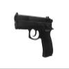 ASG CZ 75D Compact Airgun - Non-Blowback Air Pistol-, 0.177/4.5mm, 17-Round Magazine, Adjustable Rear Sight, Accessory Rail - Black view 3
