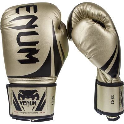 Venum Challenger 2.0 Boxing Gloves - Gold - 14-Ounce (EU-VENUM-0662-14oz)