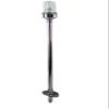 24" Long Marine Stern Light Stainless Steel Tubing BA15D Bulb 12VDC Splashproof view 1