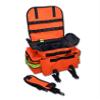 Lightning X Products Small EMT Medic First Responder Trauma EMS Jump Bag with Dividers - Fluorescent Orange view 2