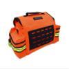 Lightning X Products Small EMT Medic First Responder Trauma EMS Jump Bag with Dividers - Fluorescent Orange view 3