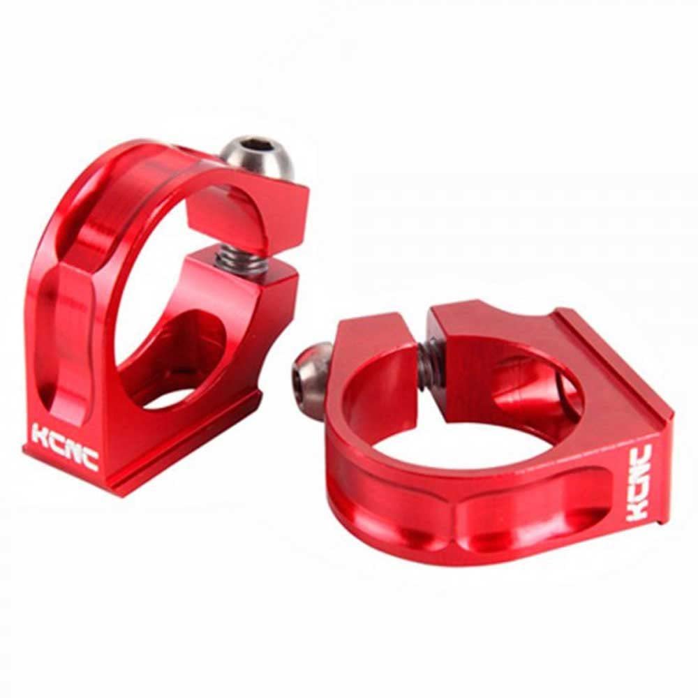KCNC Bicycle Lightweight Brake Parts XTR M980 Shifter Clamp Red 22.2mm