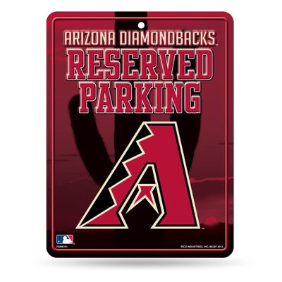 Rico MLB Diamondbacks Metal Parking Sign