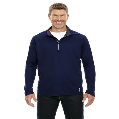 Men's Radar Quarter-Zip Performance Long-Sleeve Top 2XL CLASSIC NAVY