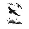 Express Yourself Canadian Slew (Black - Facing as Shown - 3XL) Decal Sticker - Waterfowl Collection view 1