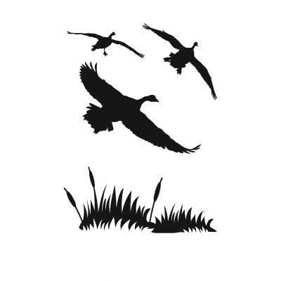 Express Yourself Canadian Slew (Black - Reverse Image - XL) Decal Sticker - Waterfowl Collection