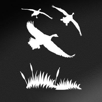 Express Yourself Canadian Slew (White - Facing as Shown - 3XL) Decal Sticker - Waterfowl Collection