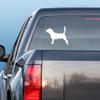 Express Yourself Standing Beagle (Black - Reverse Image - XL) Decal Sticker - Hunting Dog Collection view 2