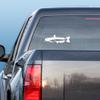 Express Yourself Channel Catfish2 (White - Reverse Image - 3XL) Decal Sticker - Freshwater Fish Collection view 2