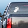 Express Yourself Products Catfish Feeding (Black - Reverse Image - Medium) Decal Sticker - Freshwater Fish Collection view 2