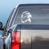 Express Yourself Products Eagle Head (White - Facing as Shown - Large) Decal Sticker - Birds of Prey Collection view 2