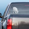 Express Yourself Feeding Fawn (Black - Facing as Shown - 3XL) Decal Sticker - Big Game Collection view 2
