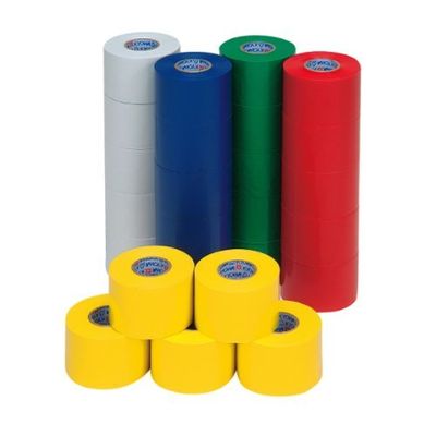 Evernew EKA060 Gymnasium Line Tape, 50 V, White, 66.6 ft (20 m), 5 Rolls