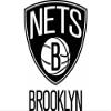 Rico Industries NBA Brooklyn Nets Small Static Cling Decal view 1