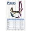 Perri's Padded Leather Halter (Havana/Hunter Green, Horse) view 3