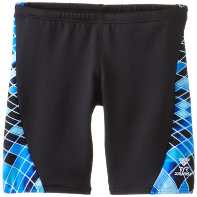TYR SPORT Boy's Disco Inferno Legend Splice Jammer Swimsuit (Blue, Size 22)