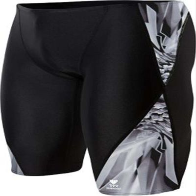 TYR SPORT Boy's Atlas Blade Splice Jammer Swimsuit (Titanium, Size 22)