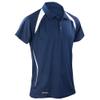 Spiro Mens Sports Team Spirit Performance Polo Shirt (2XL) (Navy/ White) view 1