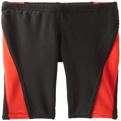 Kanu Surf Big Boys' Competition Jammers, Black/Red, Small