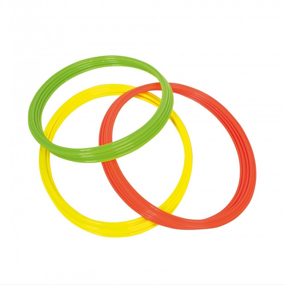 SELECT Coordination Training Rings, Yellow/Green/Orange, Set of 12
