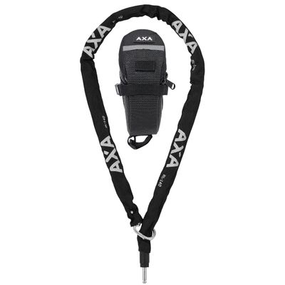 AXA RLC in Bag 140/5.5 - Insert Chain for Frame Lock - Can be Combined with AXA Frame Locks - 140 cm - 5.5 mm Links - Black Polyester Jacket