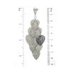 MELISANDE Silver plated Hearts Clip On Earrings view 3
