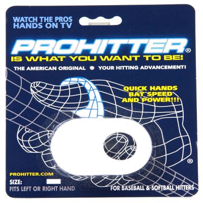 PROHITTER Baseball & Softball Bat Grip Training Aid Adult White