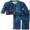 Disney Absorba Baby Boys' Robots Pajama Set, Navy Print, 12 Months view 1