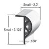 Taylor Made Products Commercial-Grade Double-Molded Dock Edging - White P-Shape 10' Coil PVC, Docking Protection, Large Boat, Eco-Friendly 85% Recycled Material - 46012 view 2