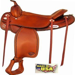 Textan Norco Flex Trail Saddle Light Chocolate Wide 16 Inch Seat
