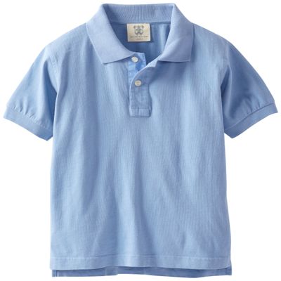 Wes & Willy Little Boys' Short Sleeve Jersey Polo, Cayman, 6