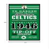 WinCraft NBA Boston Celtics SignWood Established Design, Team Color, 11x17 view 2
