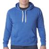 J-America Adult Tri-Blend Fleece Pullover Hooded Sweatshirt, Cool Royal, Small view 1