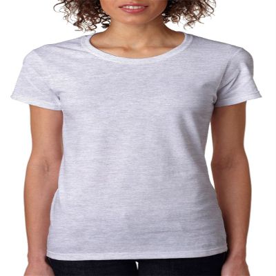 5000L Gildan Missy Fit Heavy Cotton T-Shirt - Ash (99/1) - Medium