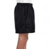 A4 Youth Six Inch Inseam Mesh Short NB5301 Black L view 3