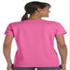 5000L Gildan Missy Fit Heavy Cotton T-Shirt - Heather Sapphire (50/50) - Large view 2