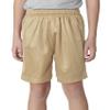 A4 Youth 6" Lined Tricot Mesh Shorts>S Vegas Gold NB5301 view 1