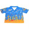 Private Label - Little Boys Short Sleeve Cover-up, Royal, Orange 32478-5 view 1