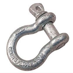 Sea Dog Line Screw Pin Anchor Shackle - Load Rated, 3/4in galv anchor shackle wwl 9500#