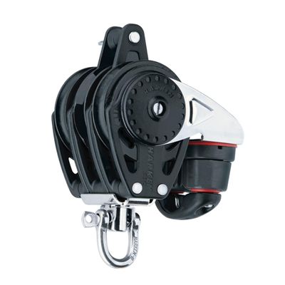 HARKEN 57mm 75mm Carbo Ratchamatic Blocks, 57mm trpl carbo ratchamatic w/cm/bk