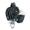 HARKEN 57mm 75mm Carbo Ratchamatic Blocks, 57mm trpl carbo ratchamatic w/cm/bk view 1