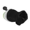 Andux Pack of 2 (All The Same Size) Mesh Golf Hybrid Club Head Covers with Dial No. Tags Black/Green view 3