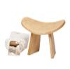 BLUECONY Meditation Bench IKUKO Original, Portable Version with Bag, Locally Handmade Yoga Exercise Wooden Kneeling Ergonomic Seiza Seat - Natural, Standard Height (7" or 18cm) view 1