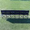 AGORA 6 Seat Folding Bench for Sports Events, Camping, & More - Includes Carrying Bag view 4
