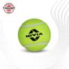Nivia Heavy Tennis Ball Cricket Ball (Pack of 6), Yellow view 2